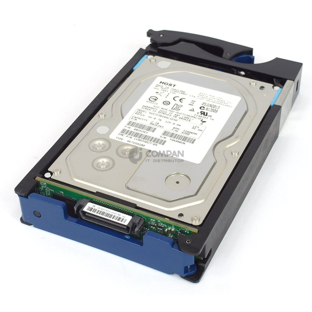 005050391 EMC HDD 2TB 7.2K NL-SAS 6G 3.5" LFF HOT-SWAP FOR EMC VMAX